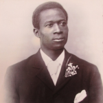Portrait of elegant Black man who is looking away from the camera.